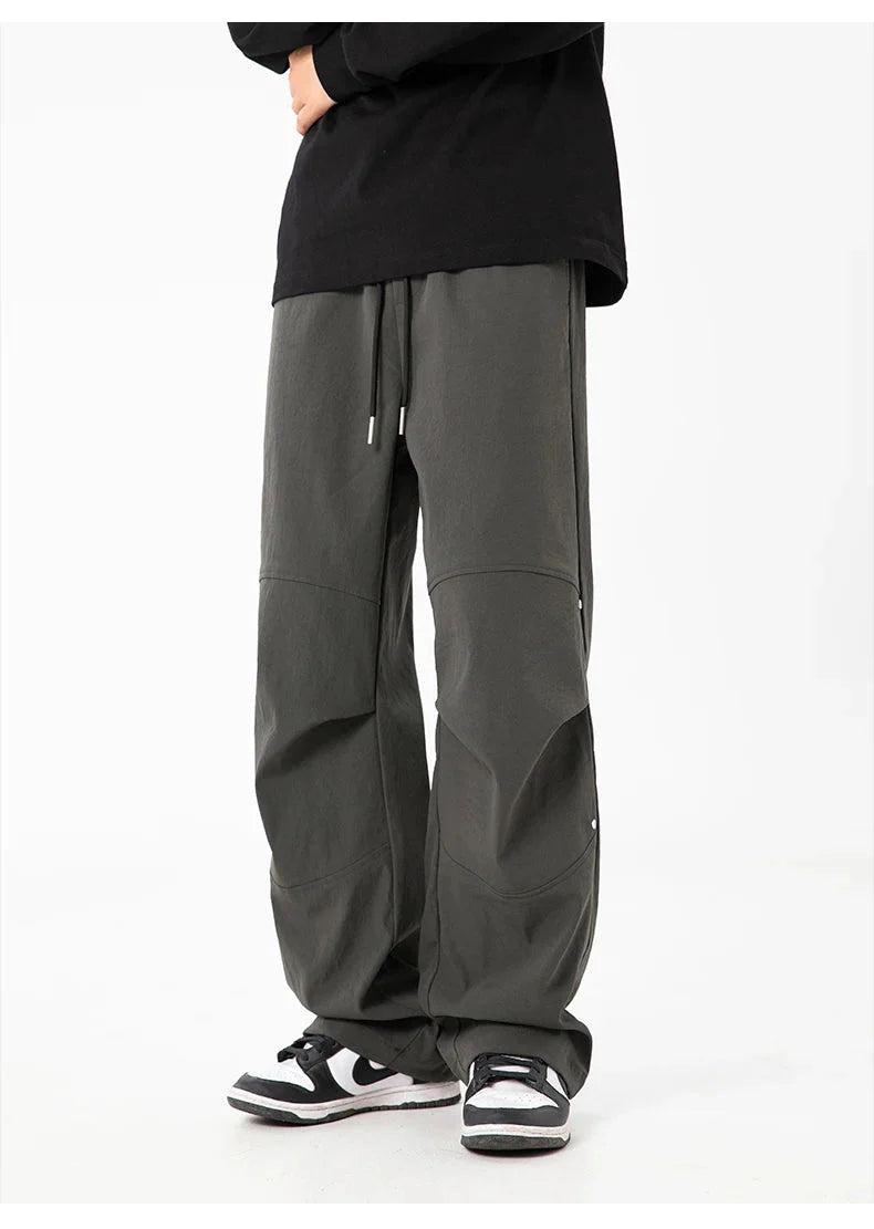 Pleated Knee Trek Pants Newgew