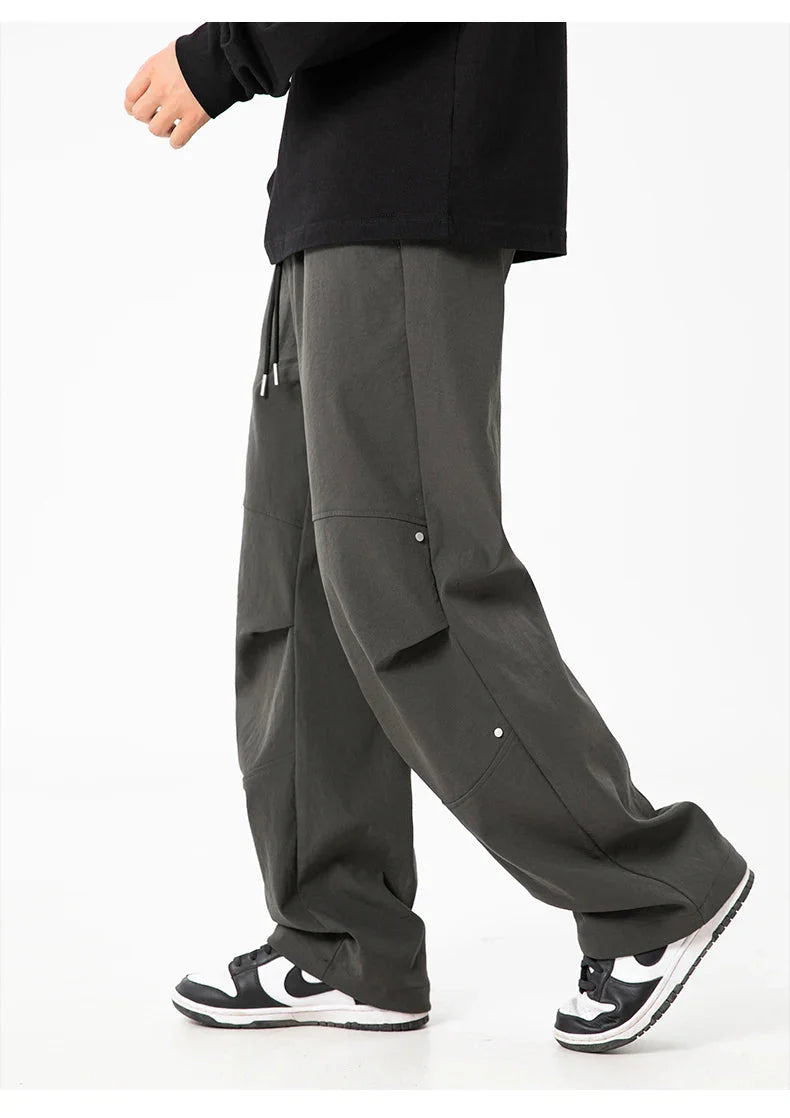 Pleated Knee Trek Pants Newgew