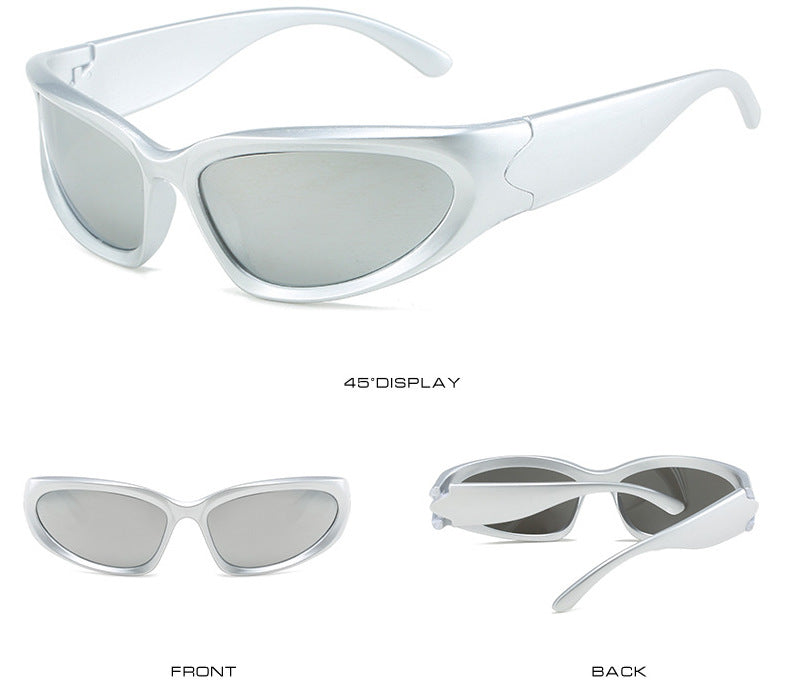 Polarized Wrap Around Y2K Sunglasses Newgew