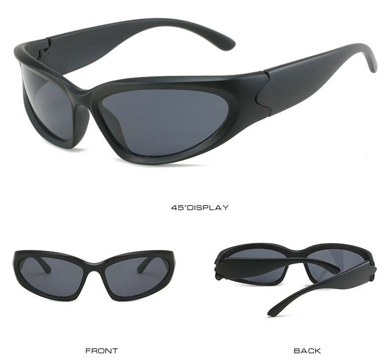 Polarized Wrap Around Y2K Sunglasses Newgew