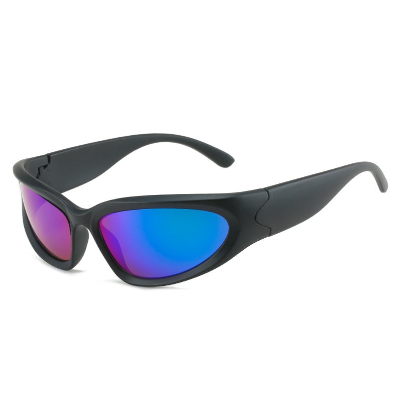 Polarized Wrap Around Y2K Sunglasses Newgew