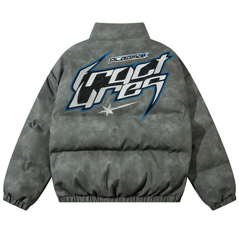 Racing Graphic Puffer Jacket Newgew