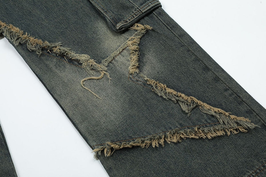 Raw Hem Star Jeans Newgew