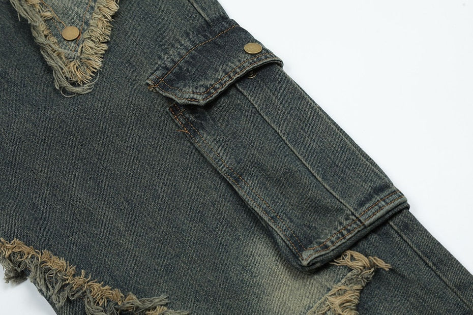 Raw Hem Star Jeans Newgew