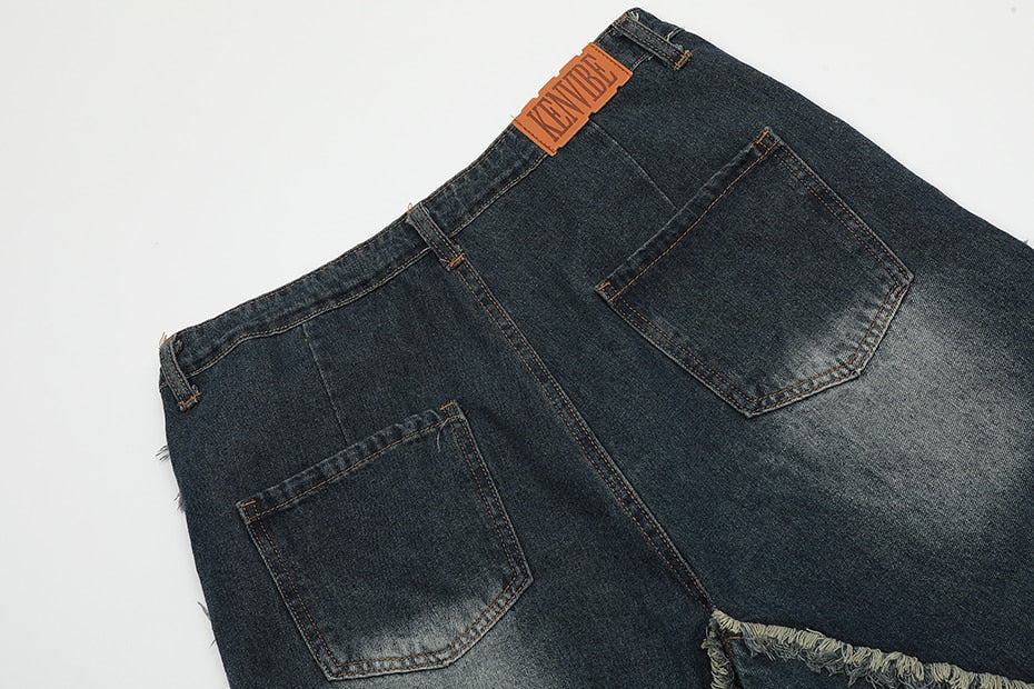 Raw Hem Star Jorts Newgew