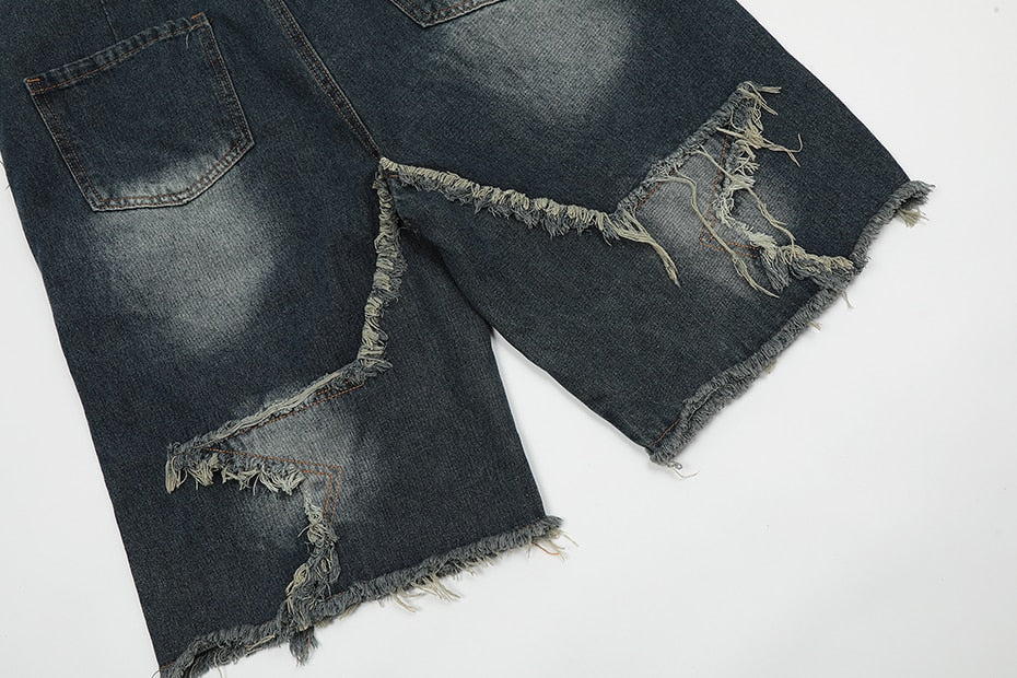 Raw Hem Star Jorts Newgew