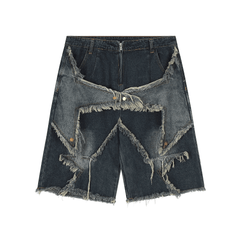 Raw Hem Star Jorts Newgew