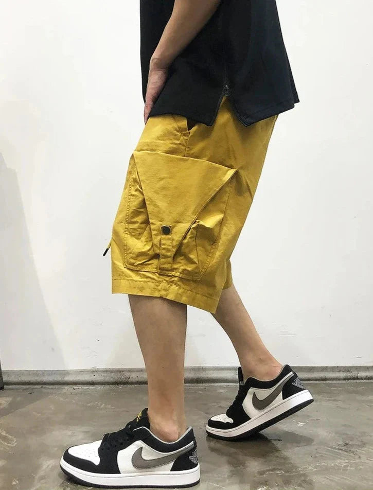 Relaxed Drawstring Cargo Pants Newgew