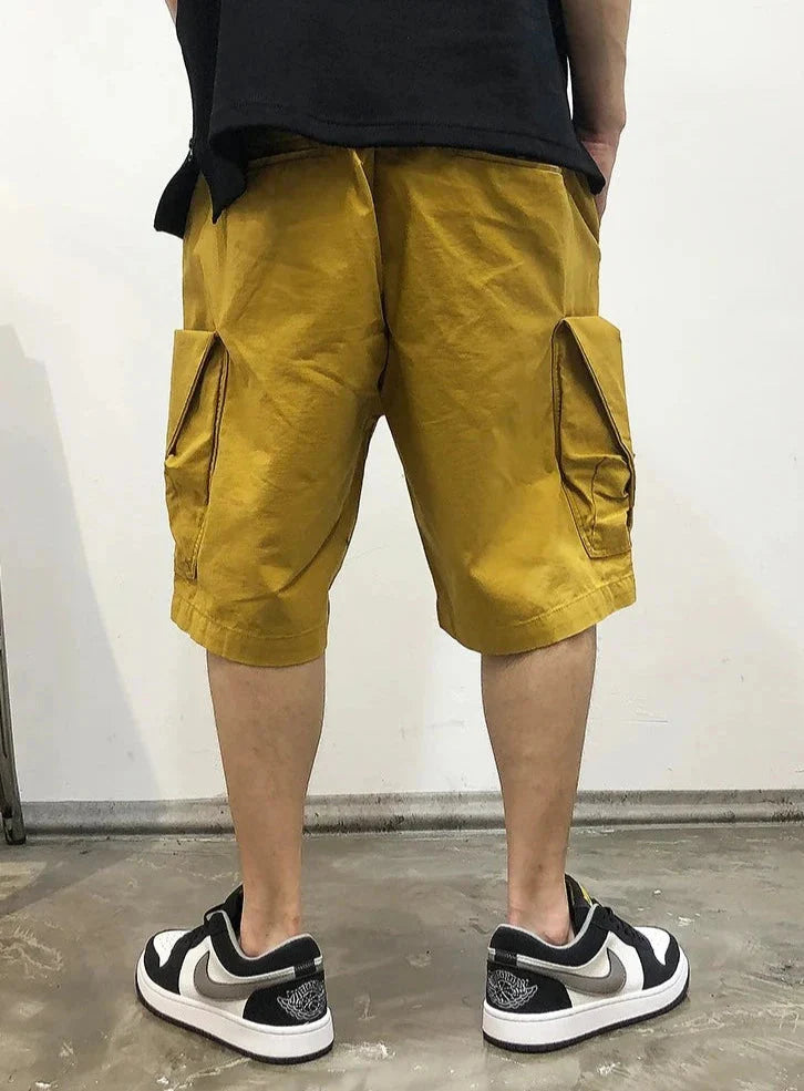 Relaxed Drawstring Cargo Pants Newgew