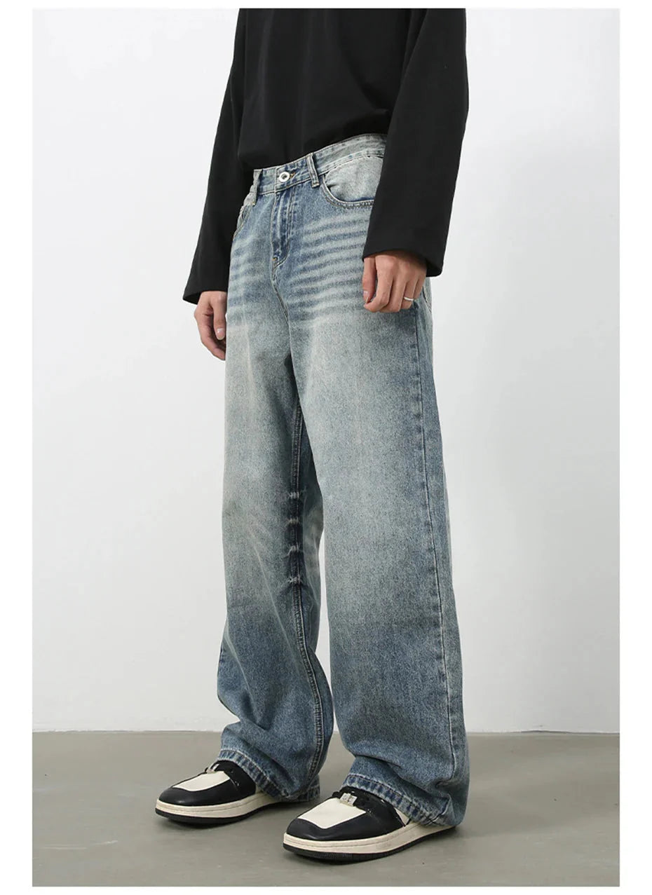 Retro Fade Wide-Leg Jeans Newgew