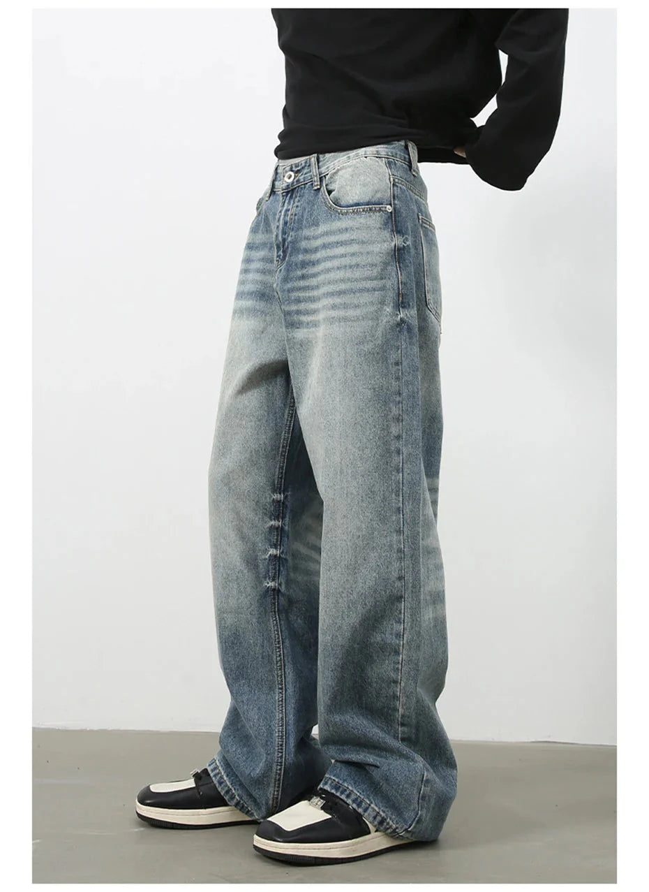 Retro Fade Wide-Leg Jeans Newgew