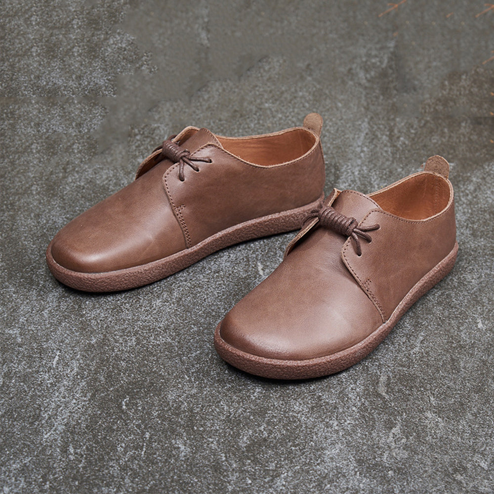 Retro Handmade Soft Leather Shoes Newgew Shoes