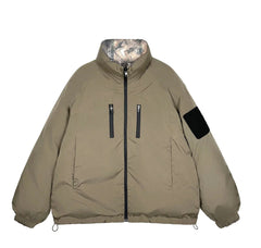 Reversible Woodland Camo Puffer Jacket Newgew