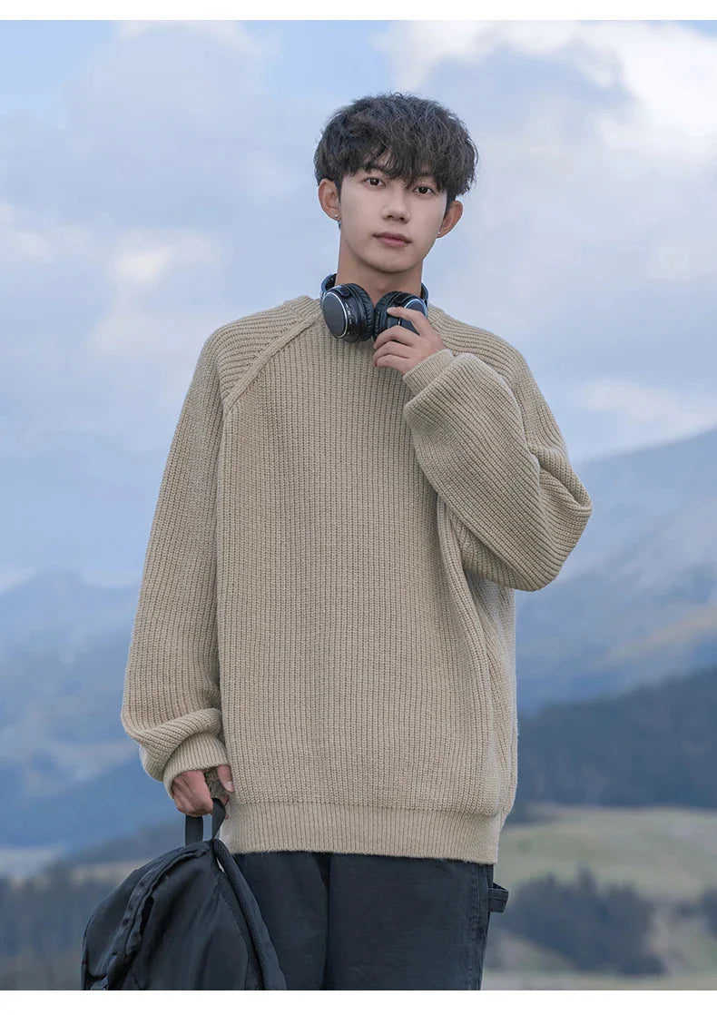 Rib Knit Fisherman Sweater Newgew