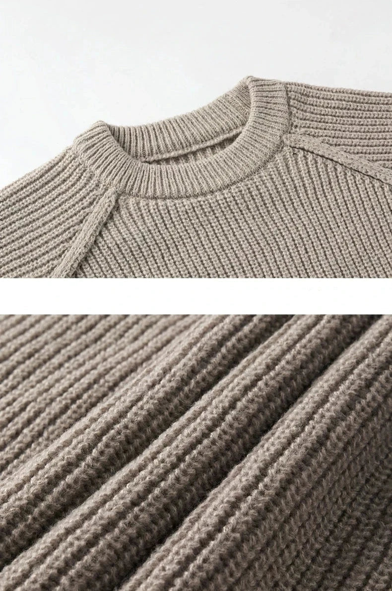 Rib Knit Fisherman Sweater Newgew