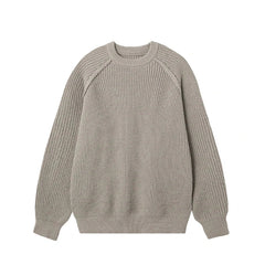 Rib Knit Fisherman Sweater Newgew