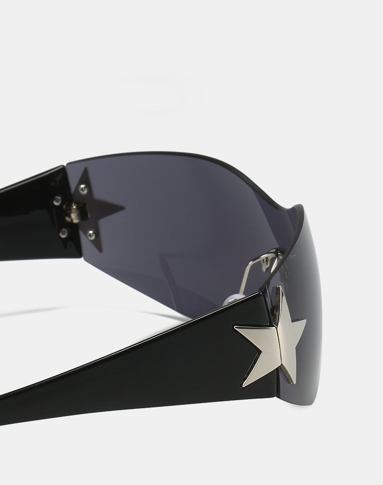 Rimless 'Star' Sunglasses Newgew