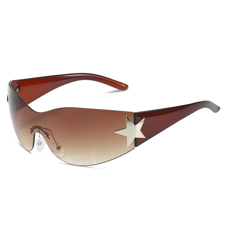 Rimless 'Star' Sunglasses Newgew