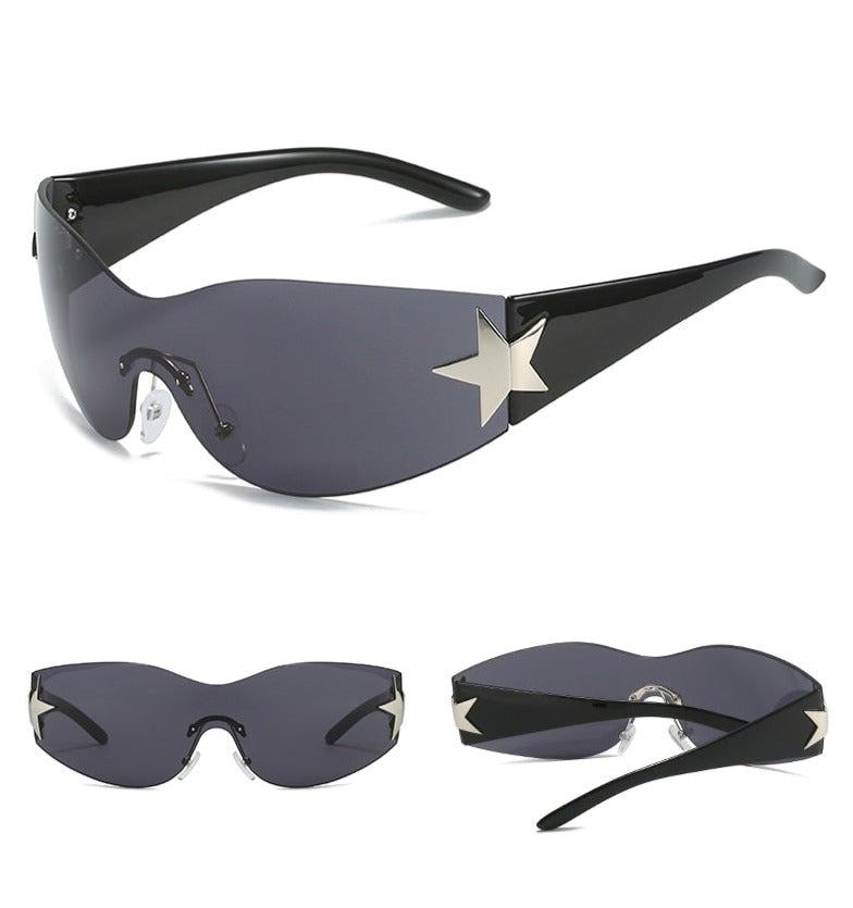 Rimless 'Star' Sunglasses Newgew