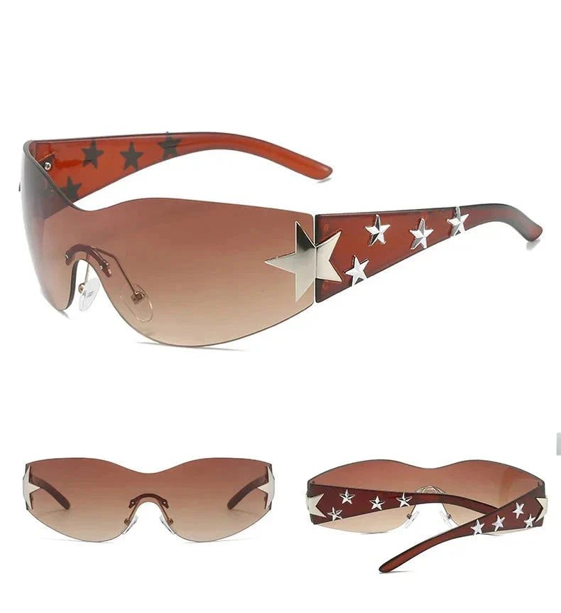 Rimless Superstar Y2K Sunglasses Newgew
