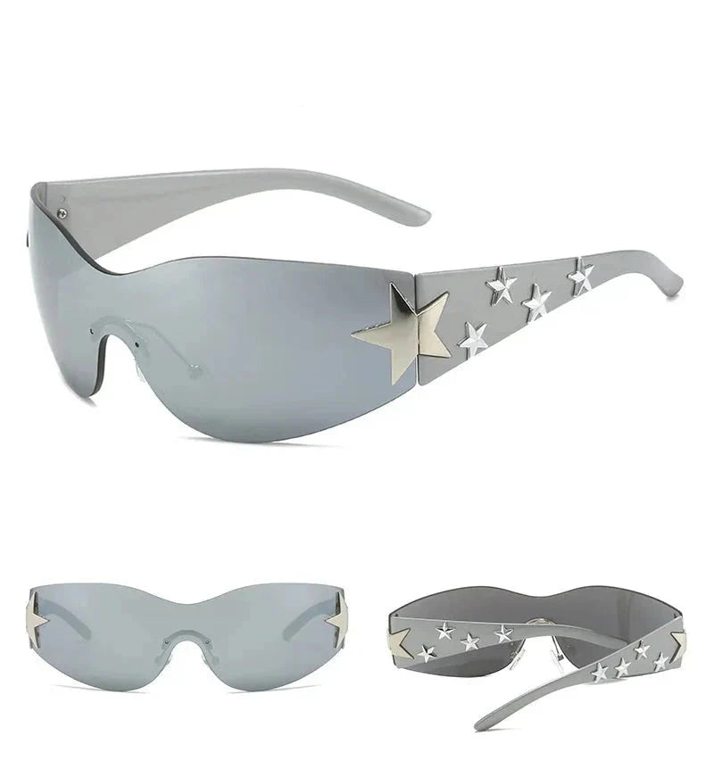 Rimless Superstar Y2K Sunglasses Newgew