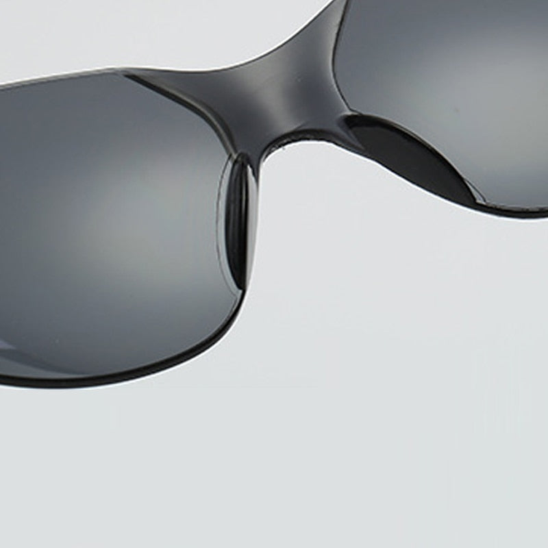 Rimless Wrap Around Sunglasses Newgew