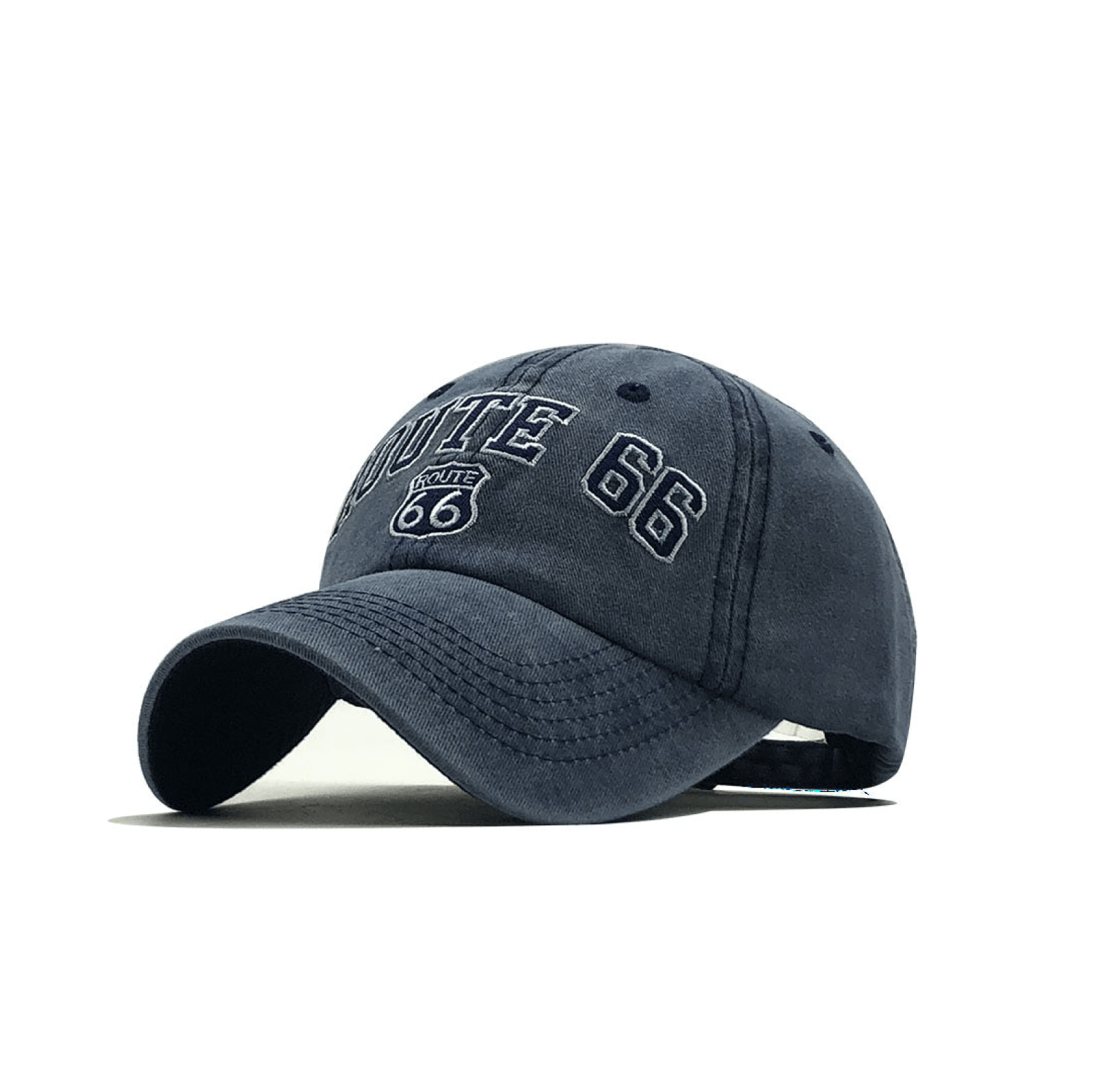 'Route 66' Vintage Style Washed Cap Newgew