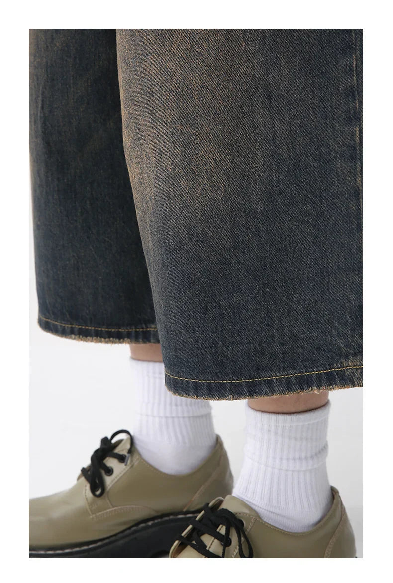 Long Length Baggy Vintage Wash Jorts Newgew