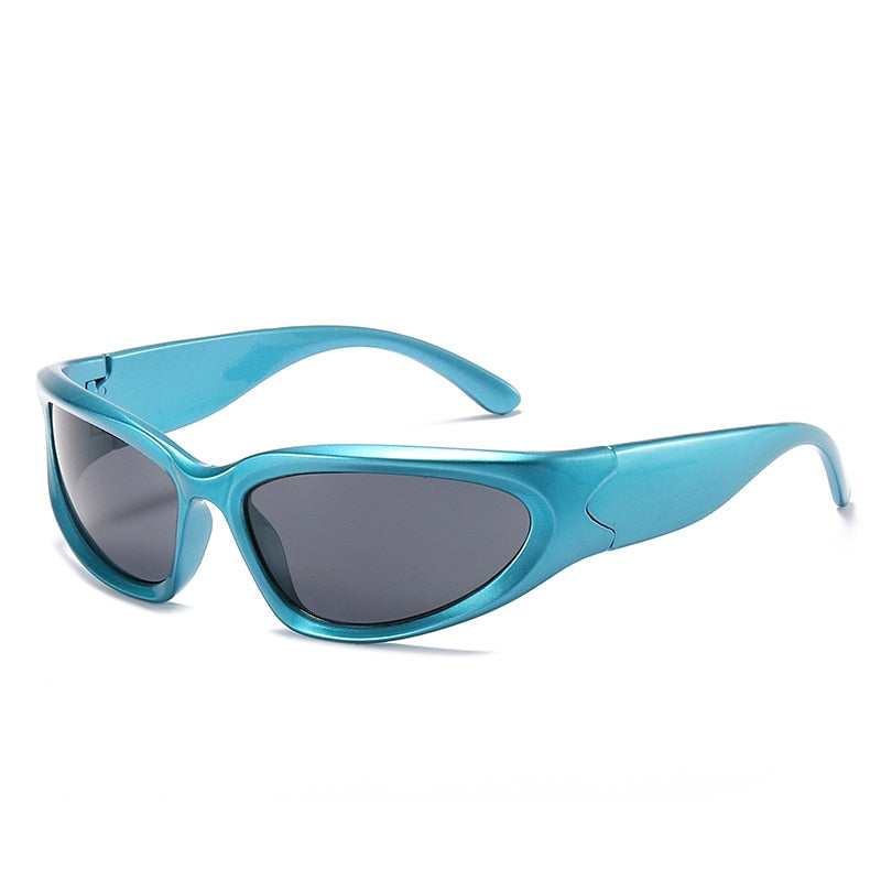Polarized Wrap Around Y2K Sunglasses Newgew