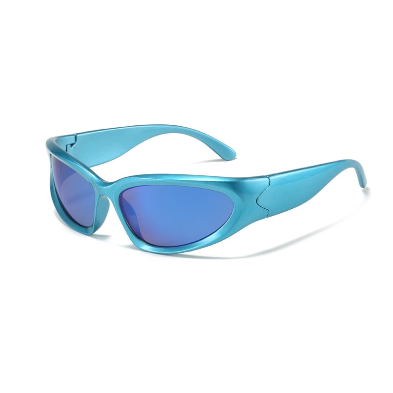 Polarized Wrap Around Y2K Sunglasses Newgew