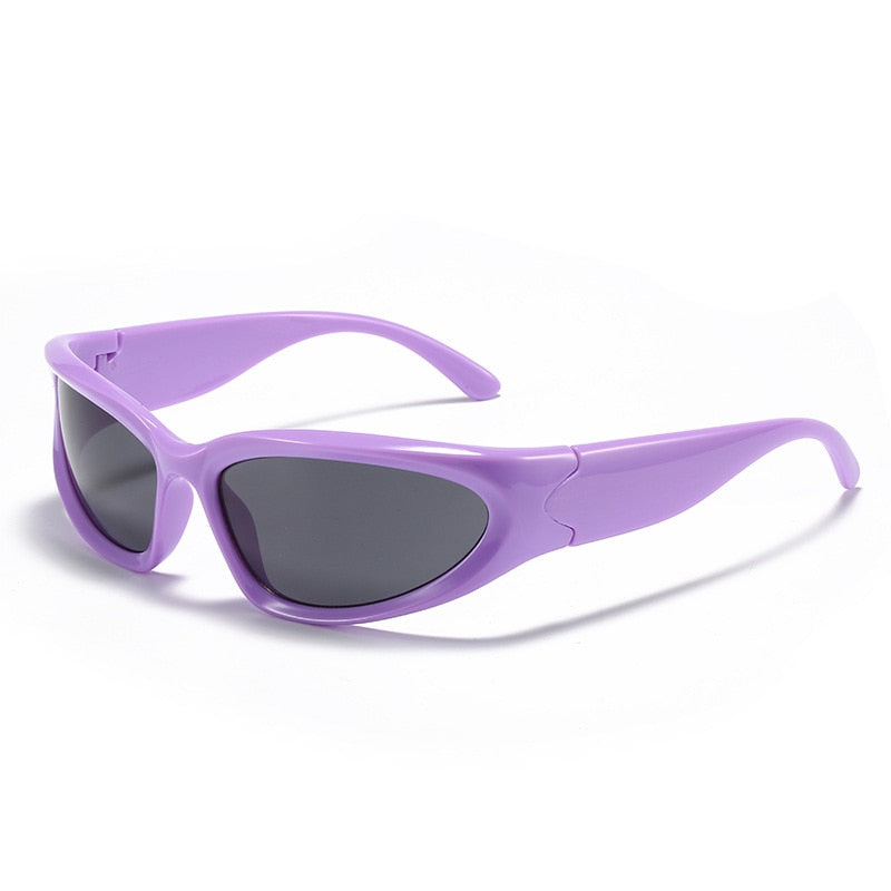 Polarized Wrap Around Y2K Sunglasses Newgew