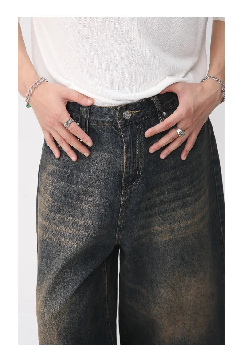 Long Length Baggy Vintage Wash Jorts Newgew