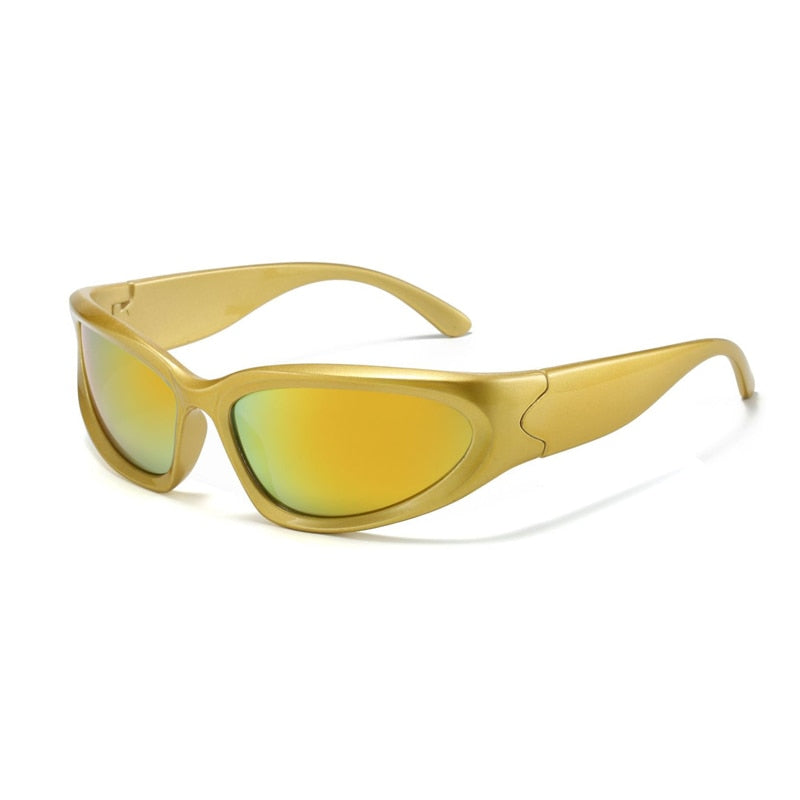 Polarized Wrap Around Y2K Sunglasses Newgew