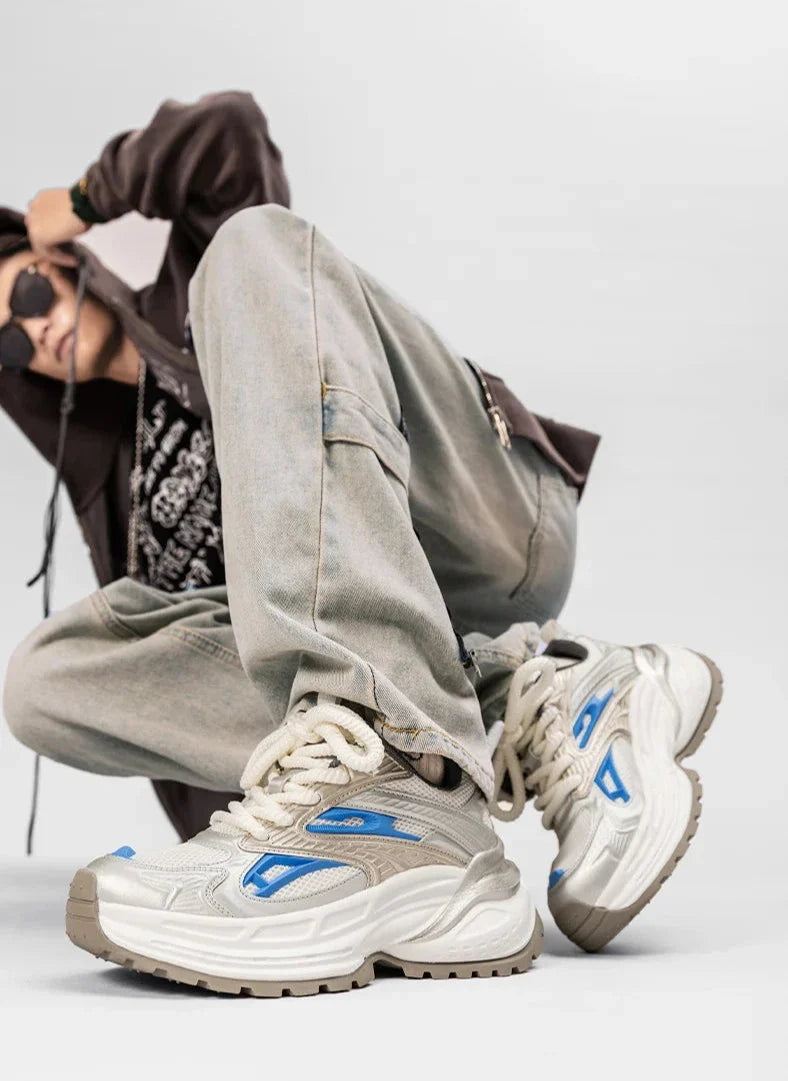 Sculpted Tech Mesh Sneakers Newgew