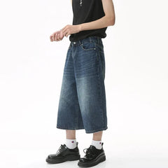 Long Length Baggy Vintage Wash Jorts Newgew