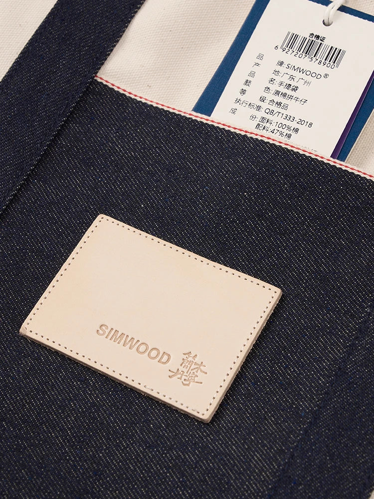 SIMWOOD Denim Tote Bag Newgew