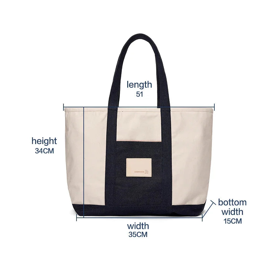 SIMWOOD Denim Tote Bag Newgew