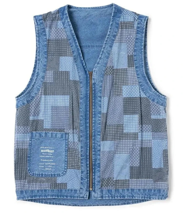 SIMWOOD Denim Workwear Vest Newgew