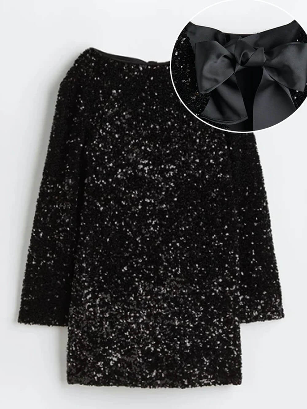 Sequined Tie-back Dress Newgew Dresses