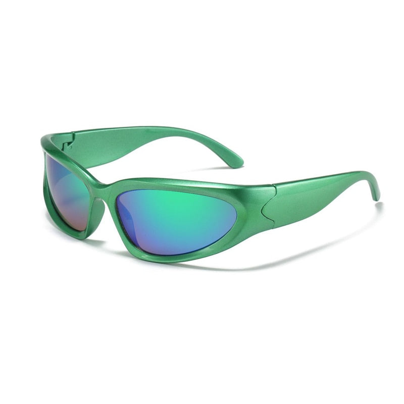 Polarized Wrap Around Y2K Sunglasses Newgew