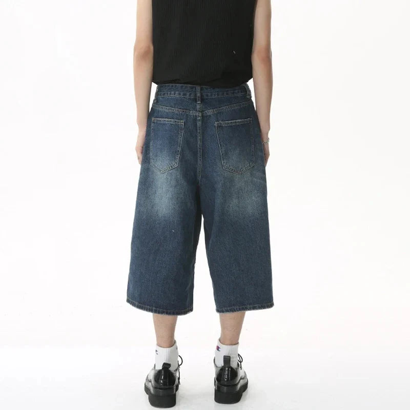 Long Length Baggy Vintage Wash Jorts Newgew