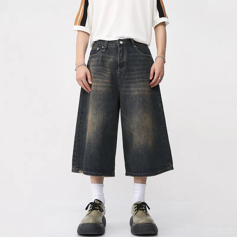 Long Length Baggy Vintage Wash Jorts Newgew