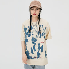 Shadow Graphic Print T-Shirt Newgew