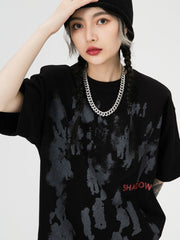 Shadow Graphic Print T-Shirt Newgew