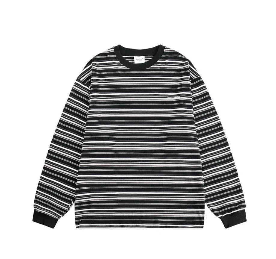 Skater Stripe Long Sleeve T-Shirt Newgew