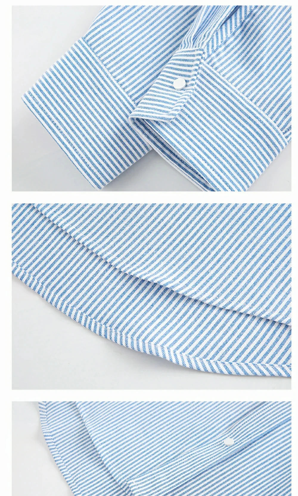 Smiley Face Embroidered Stripe Shirt Newgew