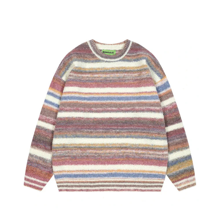 Space Dyed Stripe Sweater Newgew