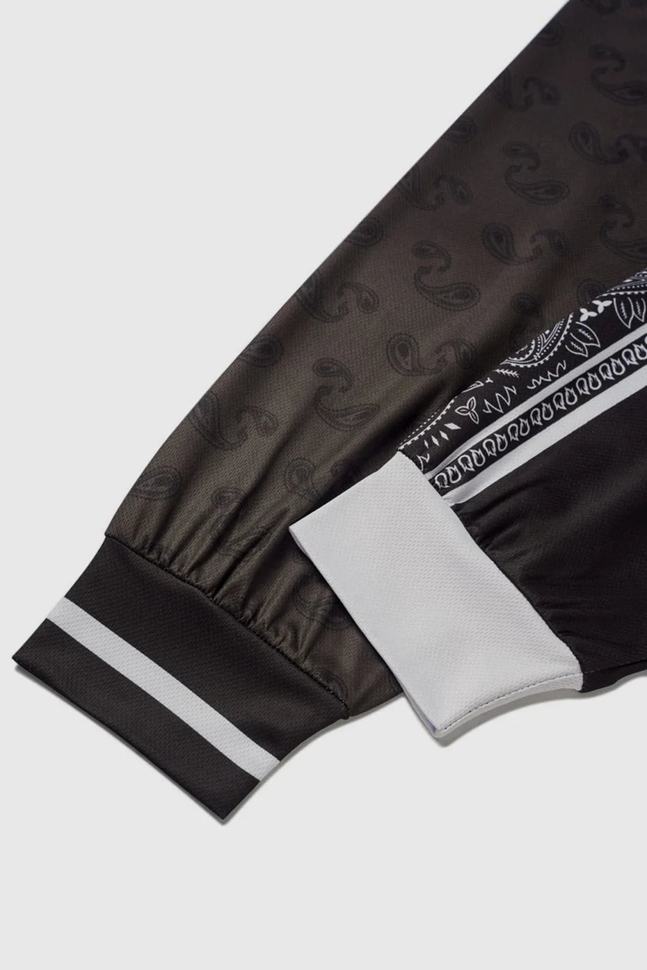 Spliced Patchwork Long Sleeve Sports Jersey Newgew