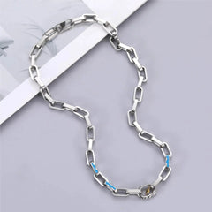Stainless Steel Chain Lightning Necklace Newgew