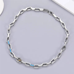 Stainless Steel Chain Lightning Necklace Newgew